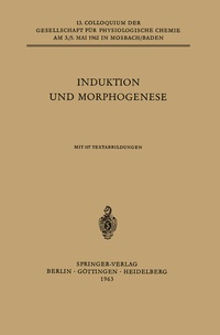 Enlarge image Cover: Induktion und Morphogenese - Springer