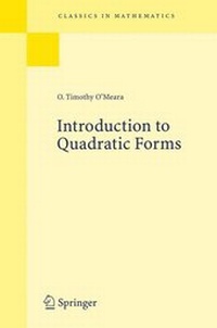 Abbildung von: Introduction to Quadratic Forms - Springer