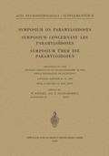 Cover: Symposium on Paramyloidoses / Symposium Concernant les Paramylo&iuml;doses / Symposium &uuml;ber die Paramyloidosen - Springer