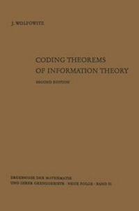 Bild vergrößern Bild: Coding Theorems of Information Theory - Springer