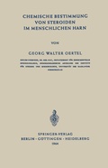 Cover: Chemische Bestimmung von Steroiden im Menschlichen Harn - Springer