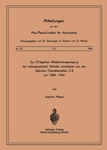 Cover: Zur 27-t&auml;glichen Wiederholungsneigung der erdmagnetischen Aktivit&auml;t, erschlossen aus den t&auml;glichen Charakterzahlen C8 von 1884-1964 - Springer