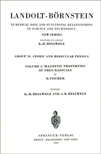 Abbildung von: Magnetic Properties of Free Radicals / Magnetische Eigenschaften freier Radikale - Springer