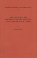 Cover: Anwendungen der Kernmagnetischen Resonanz in der Organischen Chemie - Springer