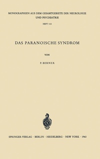 Enlarge image Cover: Das Paranoische Syndrom - Springer