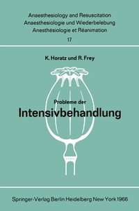 Enlarge image Cover: Probleme der Intensivbehandlung - Springer
