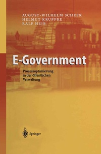 Enlarge image Cover: E-Government - Springer