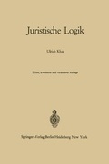 Cover: Juristische Logik - Springer