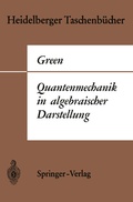 Cover: Quantenmechanik in algebraischer Darstellung - Springer