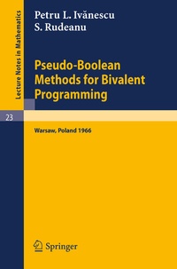 Enlarge image Cover: Pseudo-Boolean Methods for Bivalent Programming - Springer