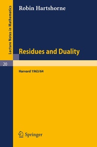 Abbildung von: Residues and Duality - Springer
