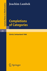 Abbildung von: Completions of Categories - Springer