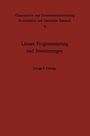 Cover: Lineare Programmierung und Erweiterungen - Springer