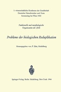 Cover: Probleme der biologischen Reduplikation - Springer