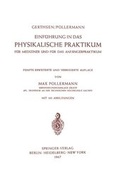 Cover: Einf&uuml;hrung in das physikalische Praktikum - Springer