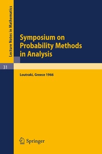 Abbildung von: Symposium on Probability Methods in Analysis - Springer