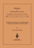 Cover: Ein Messger&auml;t zur Bestimmung der Str&ouml;mungsgeschwindigkeit in Kurzen Rohren ( Ionenz&auml;hlern ) Bei Niedrigem Gasdruck - Springer