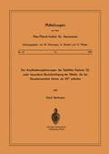 Cover: Die Amplitudenregistrierungen des Satelliten Explorer 22, unter besonderer Ber&uuml;cksichtigung der Effekte, die bei Elevationswinkeln kleiner als 45&deg; auftreten - Springer