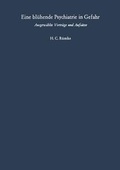 Cover: Eine Bluhende Psychiatrie in Gefahr - Springer