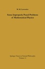 Cover: Some Improperly Posed Problems of Mathematical Physics - Springer