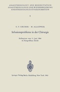 Cover: Infusionsprobleme in der Chirurgie - Springer