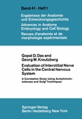Cover: Evaluation of Interstitial Nerve Cells in the Central Nervous System - Springer