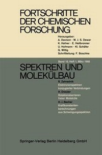Abbildung von: Spektren und Molekülbau - Springer