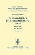 Cover: Grundlagen der Betriebswirtschaftslehre - Springer