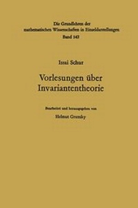 Abbildung von: Vorlesungen über Invariantentheorie - Springer