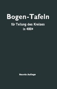 Abbildung von: Taschenbuch zum Abstecken von Kreisbogen - Springer