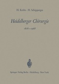 Cover: Heidelberger Chirurgie 1818-1968 - Springer
