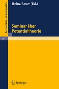 Cover: Seminar &uuml;ber Potentialtheorie - Springer