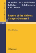 Cover: Reports of the Midwest Category Seminar II - Springer