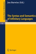 Cover: The Syntax and Semantics of Infinitary Languages - Springer