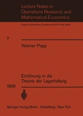 Cover: Einf&uuml;hrung in die Theorie der Lagerhaltung - Springer