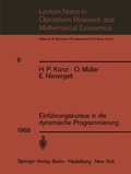 Cover: Einf&uuml;hrungskursus in die dynamische Programmierung - Springer