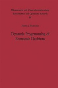 Enlarge image Cover: Dynamic Programming of Economic Decisions - Springer