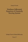 Cover: Nonlinear Differential Equations of Chemically Reacting Systems - Springer