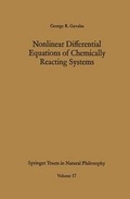 Cover: Nonlinear Differential Equations of Chemically Reacting Systems - Springer