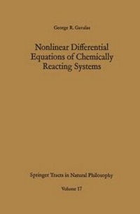 Enlarge image Cover: Nonlinear Differential Equations of Chemically Reacting Systems - Springer