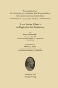 Cover: Leon Battista Alberti - ein Hygieniker der Renaissance - Springer
