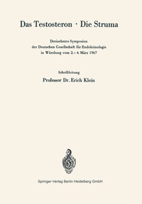 Enlarge image Cover: Das Testosteron · Die Struma - Springer