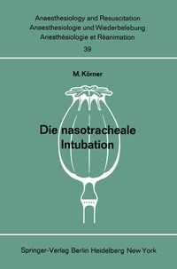 Enlarge image Cover: Die nasotracheale Intubation - Springer