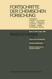 Enlarge image Cover: Radiochemie - Springer