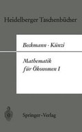 Cover: Mathematik Fur Konomen - Springer