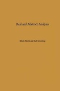 Cover: Real and Abstract Analysis - Springer
