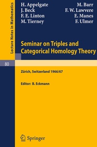 Abbildung von: Seminar on Triples and Categorical Homology Theory - Springer