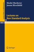 Cover: Lectures on Non- Standard Analysis - Springer