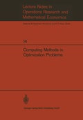 Cover: Computing Methods in Optimization Problems - Springer