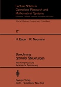 Cover: Berechnung optimaler Steuerungen - Springer